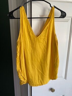 Old Navy Bright Yellow Flowy Tank